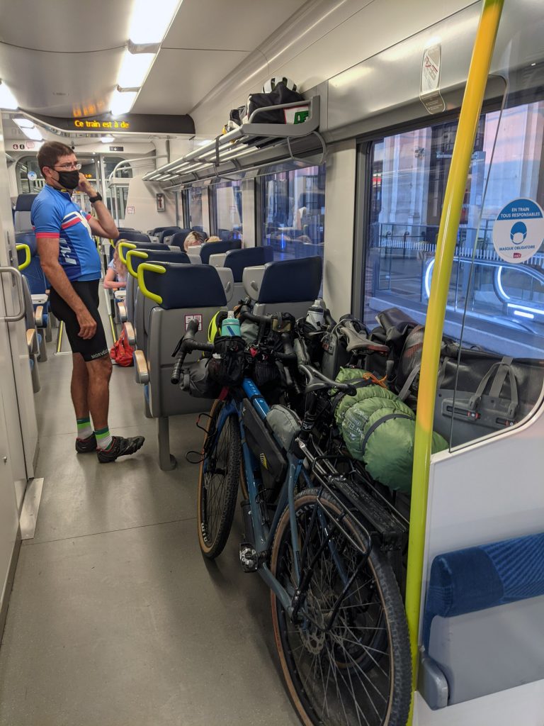 Avoid the Holiday Traffic: Discover Hidden Treasures in France by Train 7 Bikes on train in France
