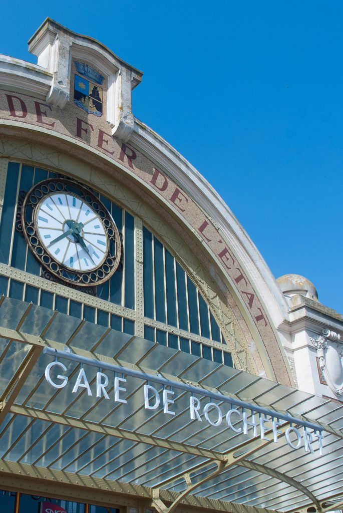 Stunning facade of RocheforT station, France